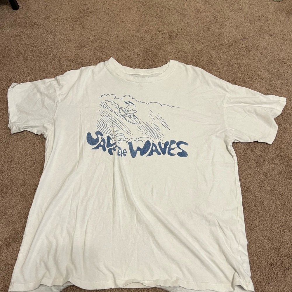 Save the waves snoopy tshirt